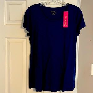 Lilly Pulitzer cotton blue shirt